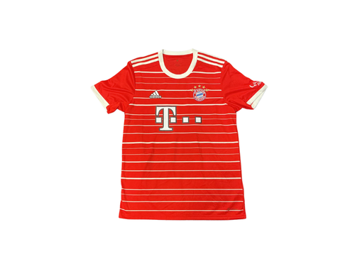 Vist Large View of Product Image Which is Used Adidas BAYERN HOME JERSEY S.S. Spirit Wear M Red LG