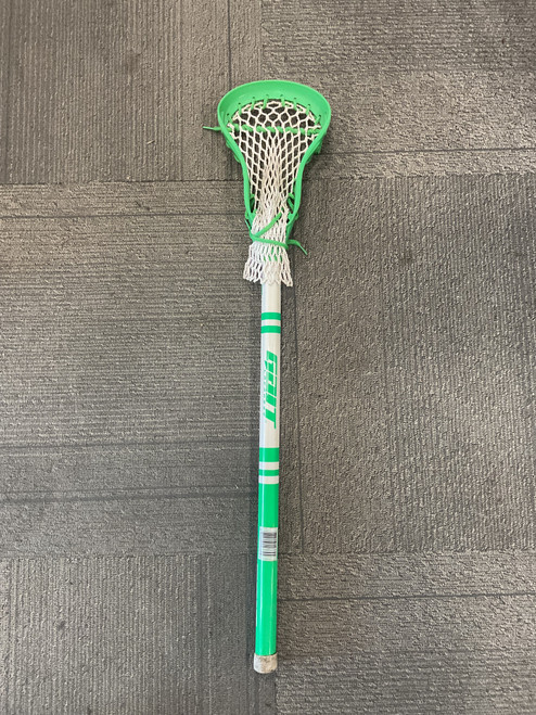 Vist Large View of Product Image Which is Used Gait FIDDLE LACROSE STICK Jr Def/LSM Complete Stick Green