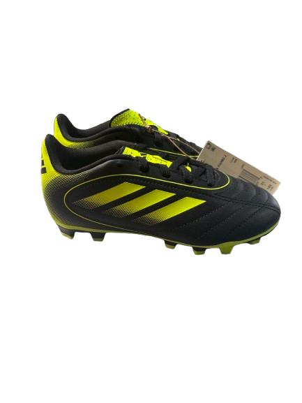 Vist Large View of Product Image Which is Used Adidas Soccer Cleats Black And Green Youth 13.0