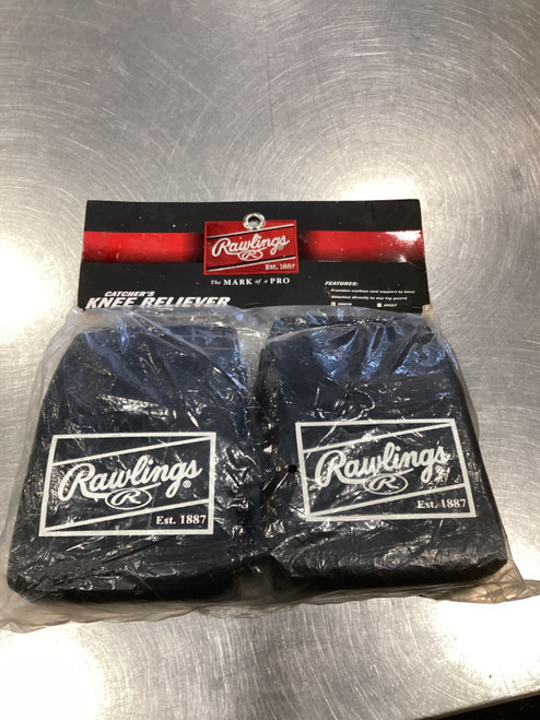 Vist Large View of Product Image Which is Used Rawlings KNEE SAVERS BB/SB Catchers Knee Savers Black