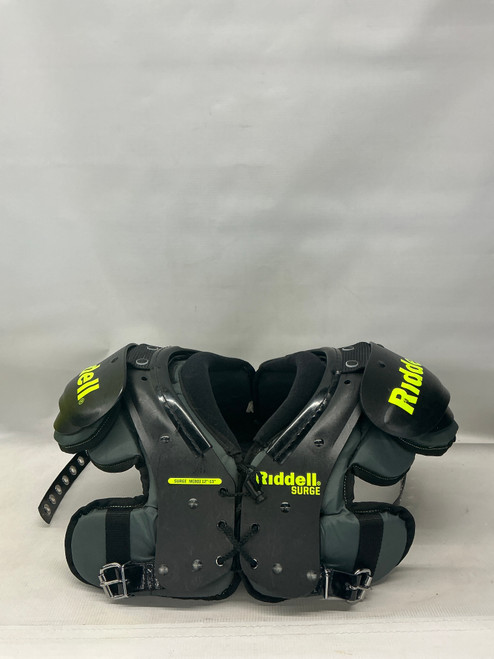 Vist Large View of Product Image Which is Used Riddell SURGE FB Shoulder Pads Black MD