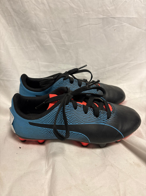 Vist Large View of Product Image Which is Used Puma Soccer Cleats Black Youth 13.0