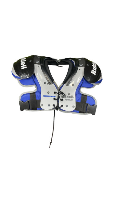 Vist Large View of Product Image Which is Riddell, PURSUIT, FB, Shoulder, Pads, Grey, S