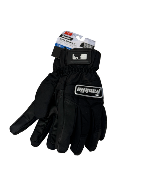 Vist Large View of Product Image Which is New Franklin COLD MAX OUTDOORS Mens Gloves Black LG
