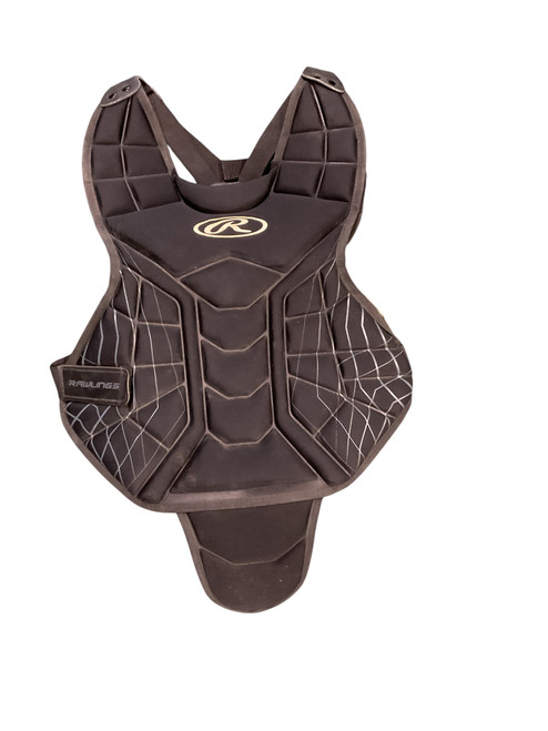 Vist Large View of Product Image Which is Used Rawlings YOUTH CHEST PROTECTOR Catchers Chest Protector Black Youth