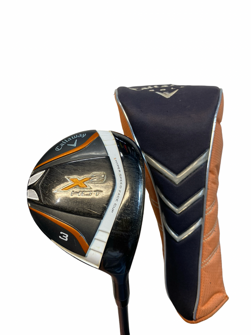 Vist Large View of Product Image Which is Used Callaway X2 HOT Mens Fairway Wood RH 3 Wood