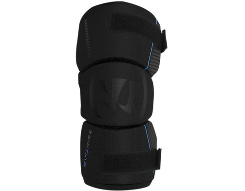 Vist Large View of Product Image Which is The Warrior Evo Rise Youth Lacrosse Arm Pads feature dual density foam construction for upgraded protection and comfort for players at every position. Dual adjustment straps with full length sleeve provides a comfort and secure fit