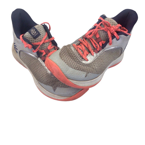 Vist Large View of Product Image Which is Used Under Armour CURRY Basketball Shoes M Grey Senior 8