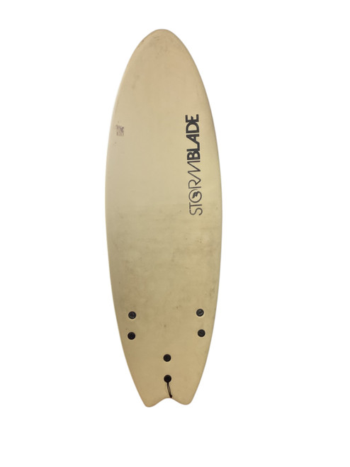 Vist Large View of Product Image Which is Used Storm Blade 5FT 6IN Surfboard White 5Ft 6In
