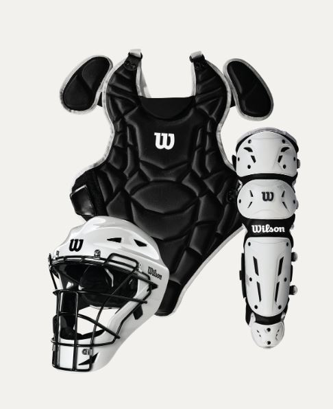 Vist Large View of Product Image Which is New Wilson EZ GEAR 2 Catchers Protective Set Black