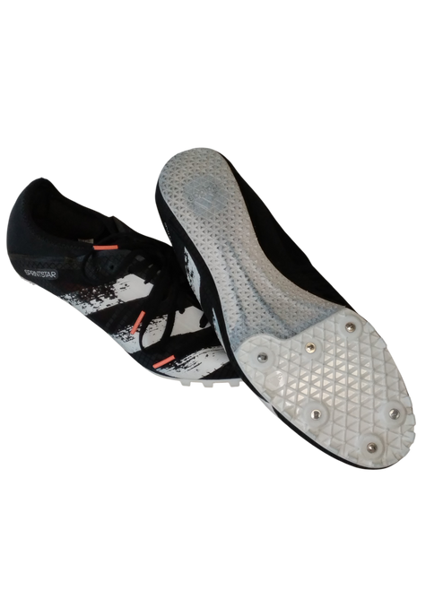Vist Large View of Product Image Which is Used Adidas SPRINTSTAR Track & Field Cleats Adult Black Senior 12