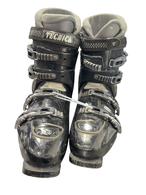 Vist Large View of Product Image Which is Used Tecnica M BLACK Boys DH Ski Boot Black 230 MP - J05 - W06