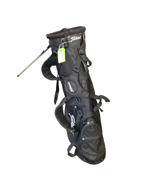 Vist Large View of Product Image Which is Used Titleist 6 WAY STAND BAG Mens Stand Bag Black