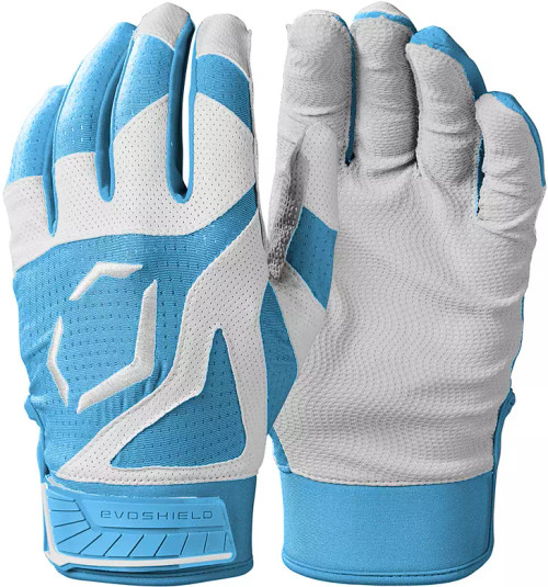 Vist Large View of Product Image Which is New EVOSHIELD SRZ-1 ADT MD VICTORY BLUE BATTING GLOVES