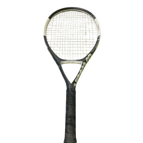 Vist Large View of Product Image Which is Used Wilson N CODE N6 Adult Tennis Racquet Black 4 3/8"