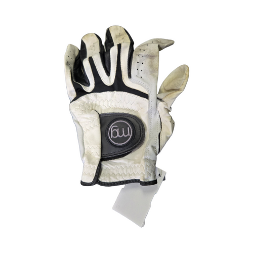 Vist Large View of Product Image Which is Used MG Golf TECH GRIP REGULAR LEFT HAND GLOVE Mens Golf Glove White Fits all