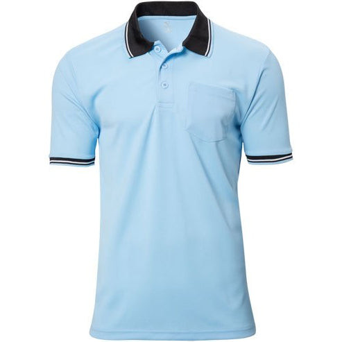 Vist Large View of Product Image Which is New UMPIRE POLO LT BLUE MED