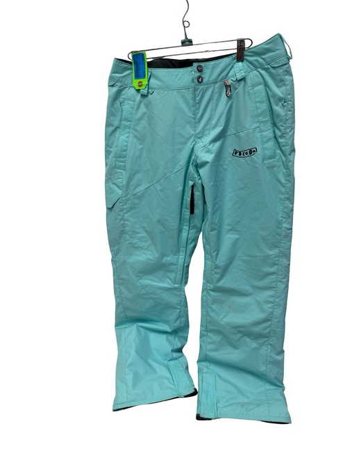 Vist Large View of Product Image Which is Used Volcom Thermonite 15,000mm Womens Snow Pants Sky Blue LG