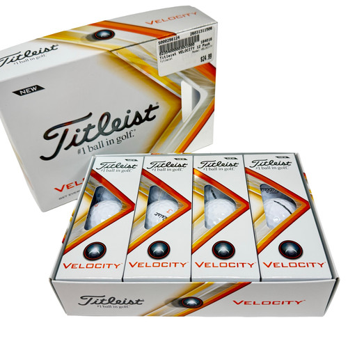 Vist Large View of Product Image Which is Used Titleist VELOCITY Golf Balls 12 Pack