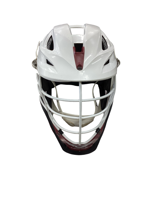 Vist Large View of Product Image Which is Used Cascade S Lacrosse Helmet White One Size