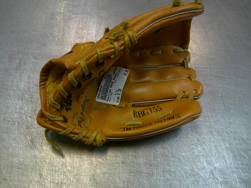 Vist Large View of Product Image Which is Used Rawlings ANDRE DAWSON BB/SB Glove RH Throw Brown 9"