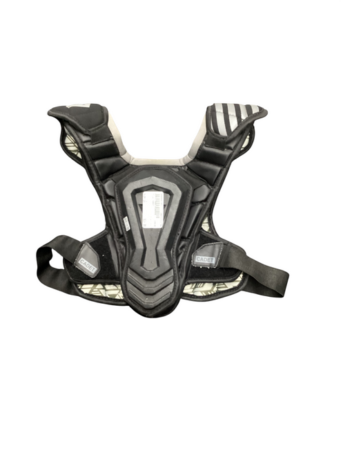 Vist Large View of Product Image Which is Used True CADET Lacrosse Shoulder Pads Black Youth Large