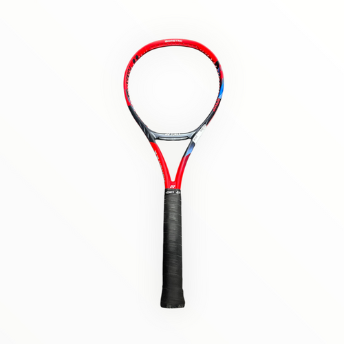 Vist Large View of Product Image Which is Used Yonex VCORE 98 07VC UNSTRUNG Adult Tennis Racquet Red Unknown