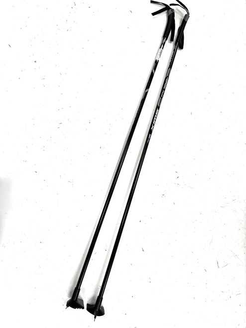 Vist Large View of Product Image Which is Used Swix NORDIC ALU Womens XC Ski Poles Black 135 cm / 54 in