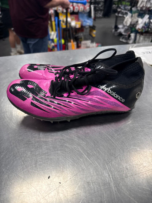 Vist Large View of Product Image Which is Used New Balance Track & Field Cleats Adult Pink Senior 9.5