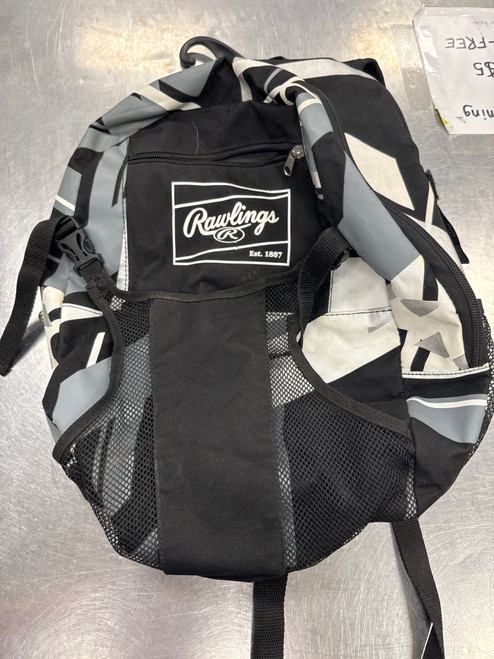 Vist Large View of Product Image Which is Used Rawlings BACK PACK BB/SB Player Backpack Black