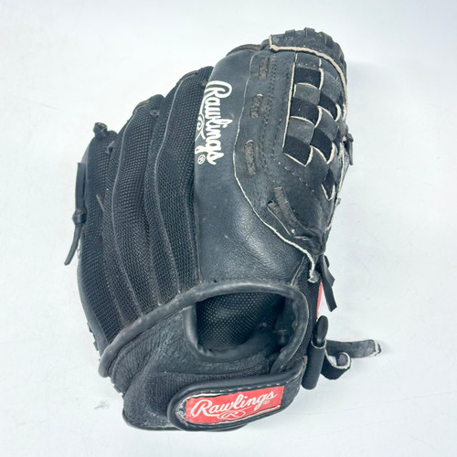 Vist Large View of Product Image Which is Used Rawlings PLAYMAKER SERIES BB/SB Glove RH Throw Black 11"