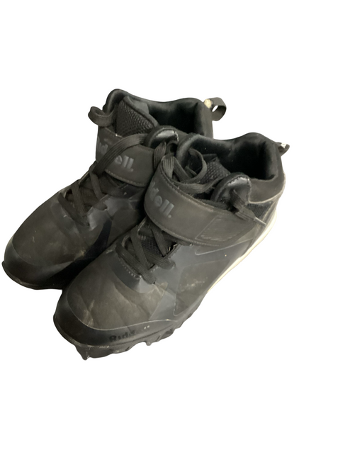 Vist Large View of Product Image Which is Used RIDDELL SZ 2D BB/SB Cleats Black Junior 02
