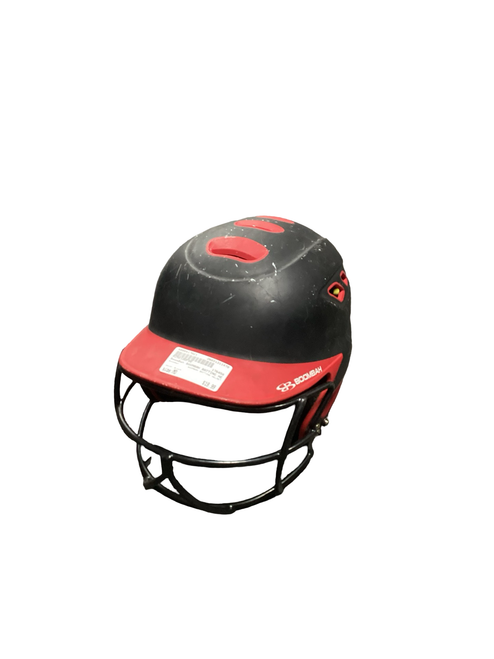 Vist Large View of Product Image Which is Used BoomBah BOOMBAH BATTING HELMET Batting Helmet w/Mask Black MD