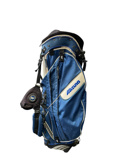 Vist Large View of Product Image Which is Used Mizuno Mens Stand Bag Royal Blue