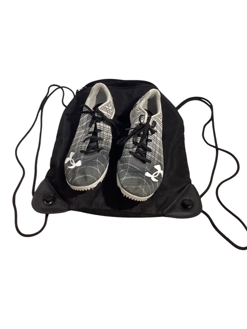 Vist Large View of Product Image Which is Used Under Armour Track & Field Cleats Adult Grey Senior 10