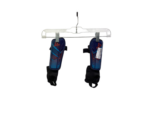 Vist Large View of Product Image Which is Used Brava Soccer Shin Guards Junior Navy Blue XS