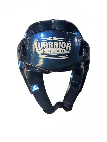 Vist Large View of Product Image Which is Used MACHO WARRIOR HEAD GEAR LG Martial Arts Head Gear Navy Blue LG