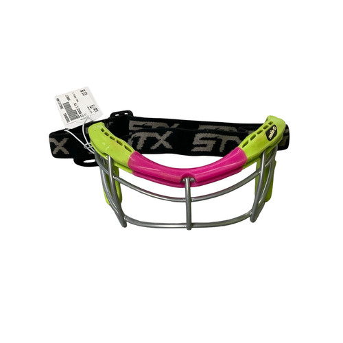 Vist Large View of Product Image Which is Used STX ROOKIE S Lacrosse Facial Protect Green Youth