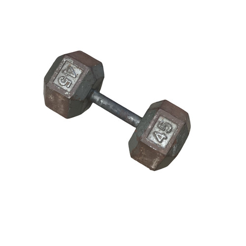 Vist Large View of Product Image Which is Used Hex Dumbbell (Each) 45 lb
