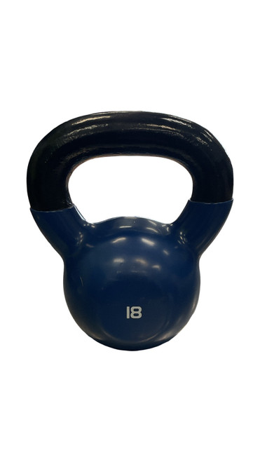 Vist Large View of Product Image Which is  SPRI, Kettle, Dumbbell, (Each) Royal, Blue, 18 lb