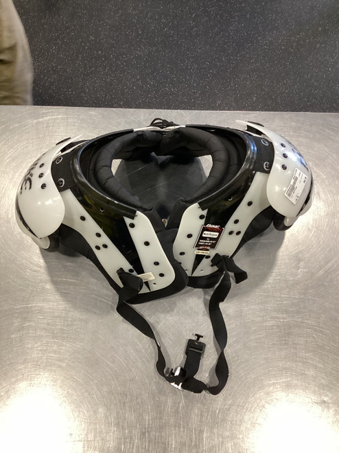 Vist Large View of Product Image Which is Used Bike RATTLER FB Shoulder Pads White XL