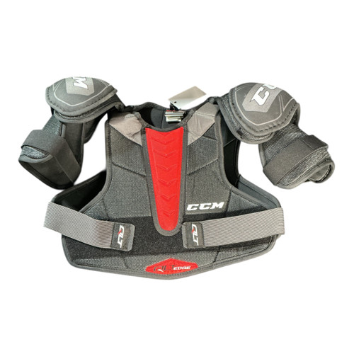 Vist Large View of Product Image Which is Used CCM QLT EDGE Senior Shoulder Pads LG