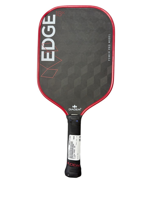 Vist Large View of Product Image Which is Used Diadem EDGE 18K Pickleball Racquet Red