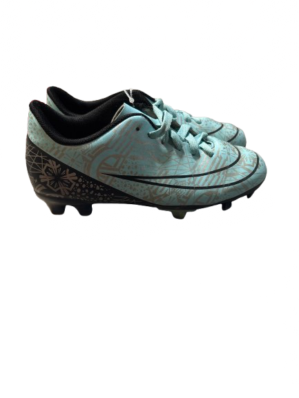 Vist Large View of Product Image Which is Used JUNIOR SOCCER CLEATS SZ 3 Soccer Cleats Black And Carolina Blue Junior 03