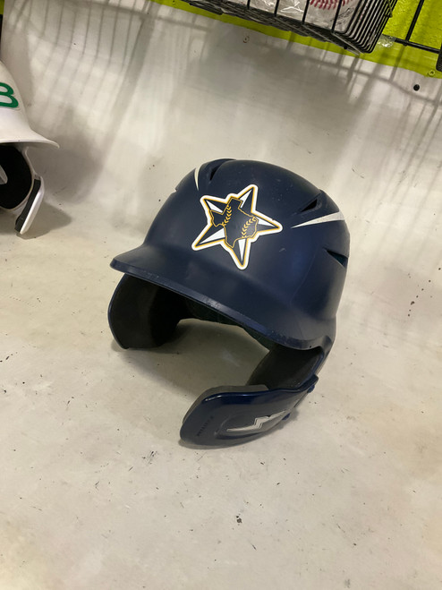 Vist Large View of Product Image Which is Used Easton BATTING HELMET Batting Helmet No Mask Navy Blue M/L