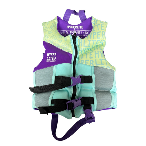 Vist Large View of Product Image Which is Used Hyperlite Child PFD Green Small