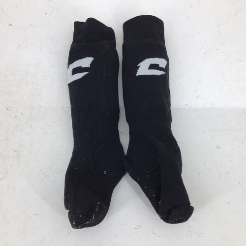 Vist Large View of Product Image Which is Used Champro YOUTH XS/XXS SOCK SHIN GUARDS Soccer Shin Guards Youth Black XXS