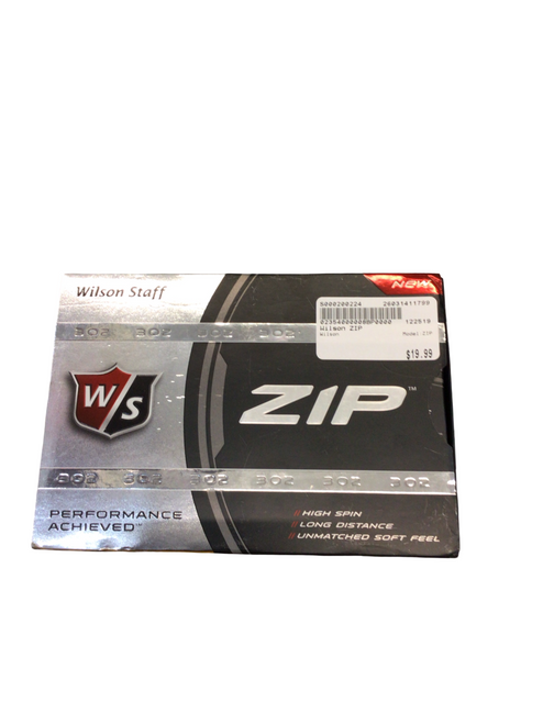 Vist Large View of Product Image Which is  Wilson ZIP 12 Pack - Golf Balls