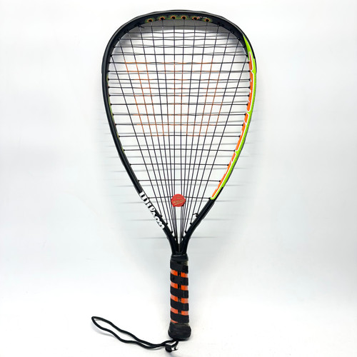 Vist Large View of Product Image Which is Used Wilson KRUSHER Adult Racquetball Racquet Black Unknown