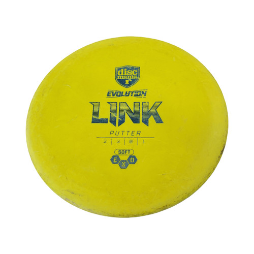 Vist Large View of Product Image Which is Used Discmania LINK Disc Golf Putter Yellow